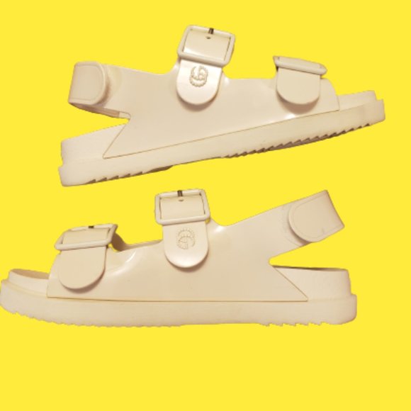GUCCI Women's Sandal With Mini Double G In White Size: 7 - Picture 5 of 11